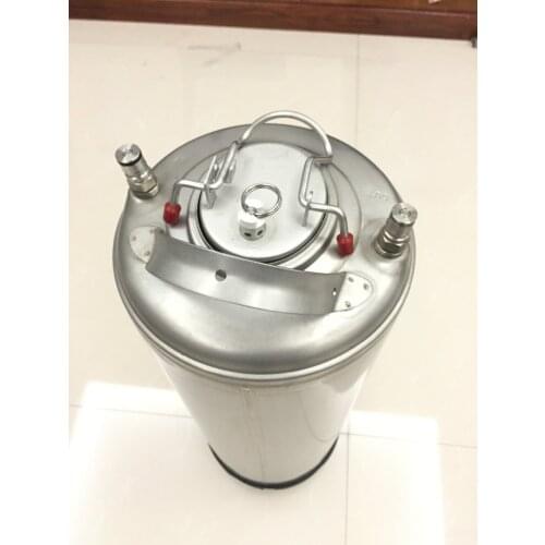 Stainless Steel 304 Ball Lock Cornelius style Beer Keg - 19 Litre/5Gallon, Lid with Pressure Relief Valve, New, Homebrewing