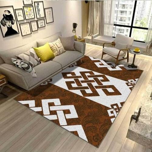 Nordic Geometric Carpets For Living Room Coffee Table Bedroom Rug And Carpet Bedside Rugs Custom Area Modern Mat Antiskid Simple