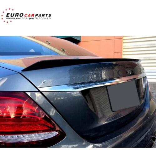 W213 trunk spoiler fit for E-class W213 2017-2018year to E63 style PP/ carbon fiber E63 spoiler