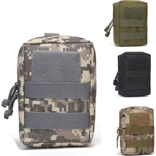 Tactical Molle Medical Pouch 1000D Utility EDC Tool Accessory Waist Pack Phone Case Airsoft Hunting Pouch