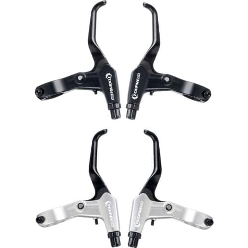 TOOPRE Ultralight Aluminum Alloy 3-Finger Bicycle Brake Lever Set for MTB Mountain Road Folding Bike