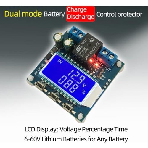 CD60L Solar Battery Charger Controller 12V 24V 48V Charging Discharge Control Module Under voltage Current protector Board