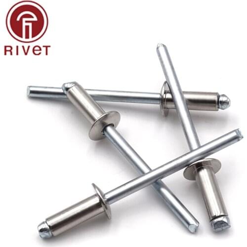 Break Mandrel Blind Rivets Nail Pop Rivets For Furniture Car Aircraft M6*18/20mm Round Head Open Rivets Remaches High Quality