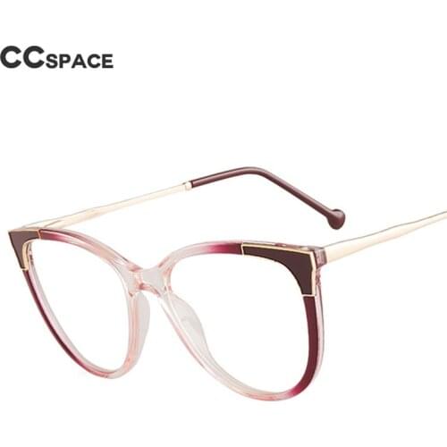 46942 Cat Eye Anti Blue Light Optical Glasses Frames Women TR90 Fashion Computer Eyeglasses