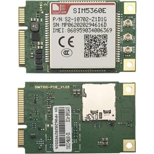 SIMCOM SIM5360E MIINI PCIE With SIM card slot Guaranteed 100% New Original
