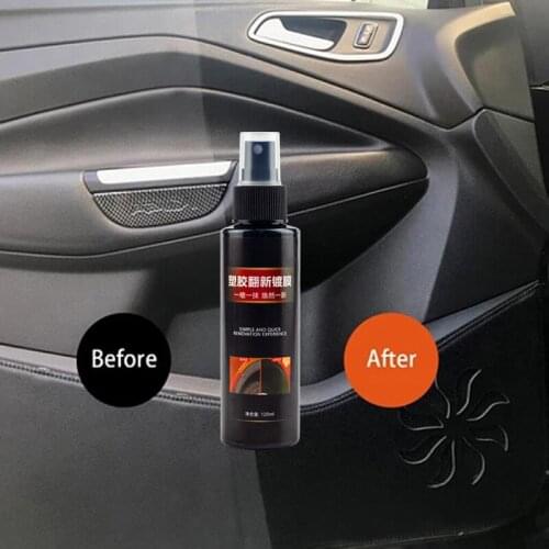 120ML Automotive Interior Plastic Parts Retreading Agent Plastic Parts Wax Instrument Panel Retreading Agent