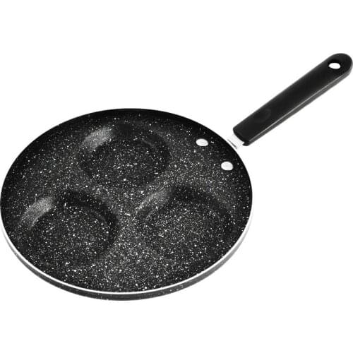 8 Inch Multi-Function Three-Hole Breakfast Frying Pan Waffle Pancake Non-Stick Steak Cooking Egg Ham Pans Breakfast Maker