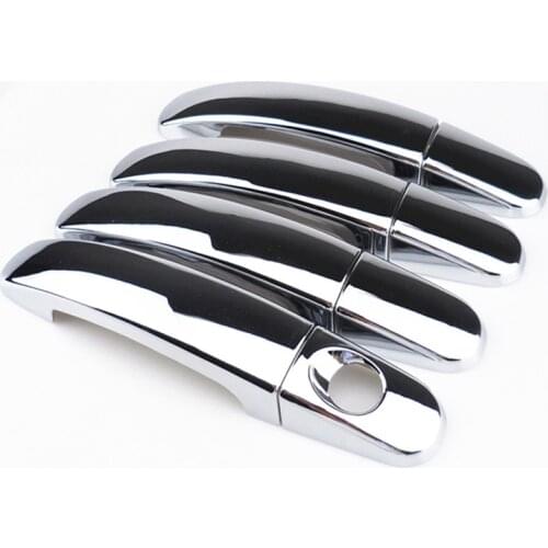 ABS Chrome Car Door Handle Cover Trim Fit for Ford Focus 2 MK2 2005 2006 II for Focus 3 MK3 III 4 MK4 C-Max Kuga Escape Sticker