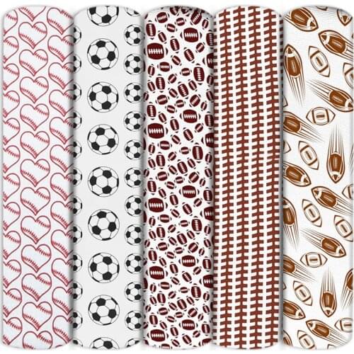 David accessories Sports 100%Cotton Fabric for Sewing Dress Cloth Making DIY Cushion Cover,c13546