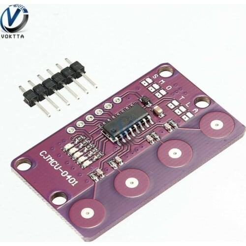 1Pcs CJMCU-0401 4-bit Button Capacitive Touch Proximity Sensor With Self-locking Function For Arduino Sensor Board