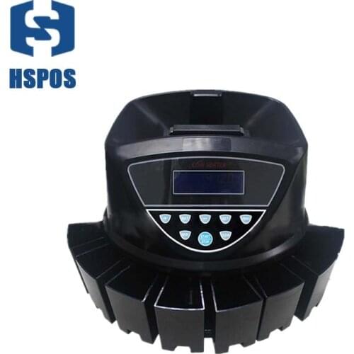 HSPOS Mixed Coin Value Counting Machine Cash Coin Counter Note Selector Sorter HS-KSW550