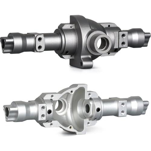 Aluminum Alloy 1PCS Axle Housing Shell for 1:10 RC Crawler Car Redcat Gen8 Silver/Grey Upgrade Parts