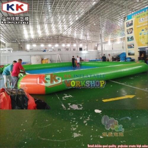 Summer time factory wholesale popular new design commercial PVC square Pool family large inflatable pool kids