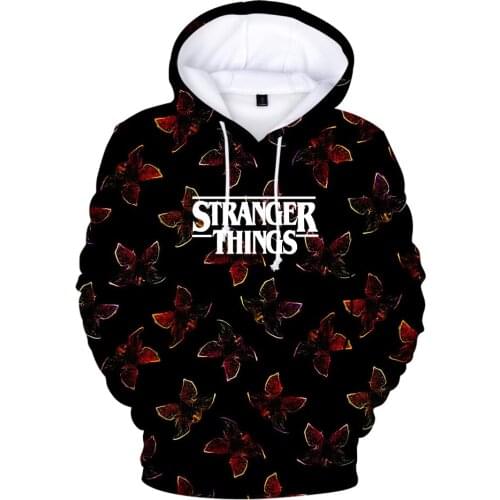 Hot Sale Stranger Things 3D Children Hoodies Boys/Girls Sweatshirts Kids Tracksuits Hoodie custom Fashion Kids Streetwear Coats