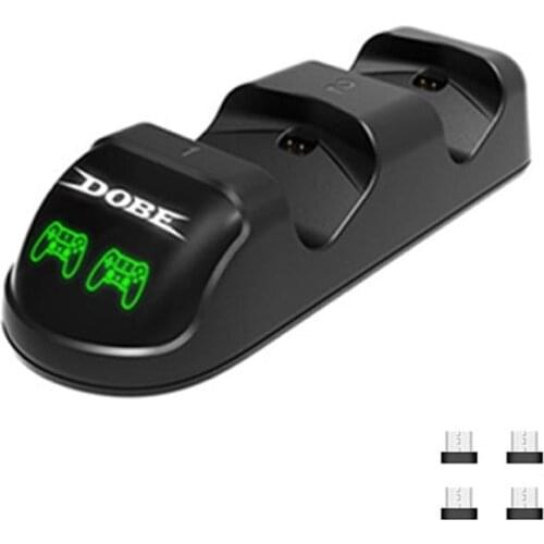 New PS4 Controller Charging Station/Dock Detachable Micro USB Charging Prot LED Indicator Charger for PS4 Slim/Pro Gamepad