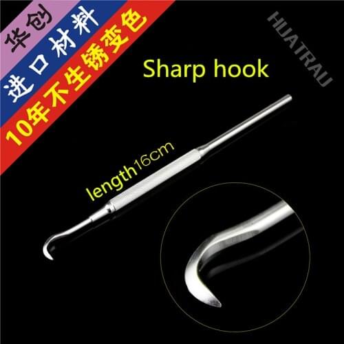 Orthopedic instruments Medical sharp hook bone screw head removal tool Cleaning hook with nail hole scavenger for removal screw