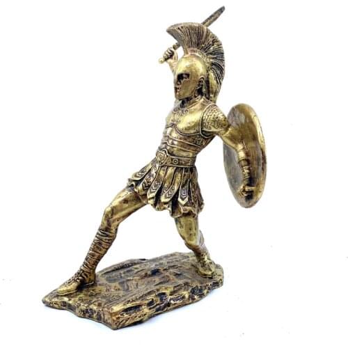 Premium Special Design Big size Gold (Gold) Hector Statue A1