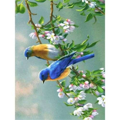 Animal Bird DIY 11CT Cross Stitch Embroidery Kits Craft Needlework Set Cotton Thread Printed Canvas Home Decoration On Room