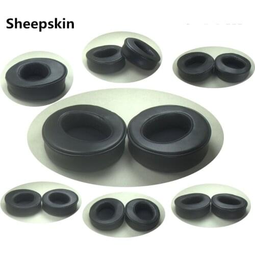 Sheepskin Leather Replacement Memory Foam Ear pads Suitable Many Other Large Over The Ear Headphones for Sennheiser for AKG 7.10