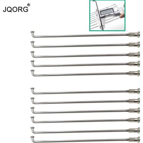 73 Pieces A Lot 10 G 3.2 mm 304 Stainless Steel Material E-scooter Spokes J-bend Lighting Sliver Color Electric Motorcycle Spoke