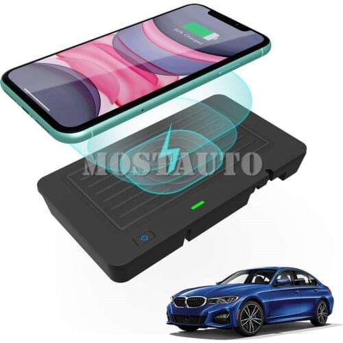 The Phone With QI Wireless Charging For BMW 3 Series G20 Car Wireless Charger Wireless Phone Fast Charging 2018-2021