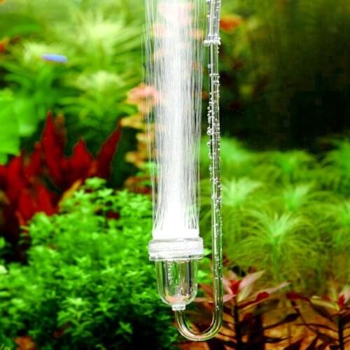 High Quality Fish Tank Transparent Bubble Counter Atomizer For Aquarium Water Plants Co2 Cylinder Diffuser Resolver
