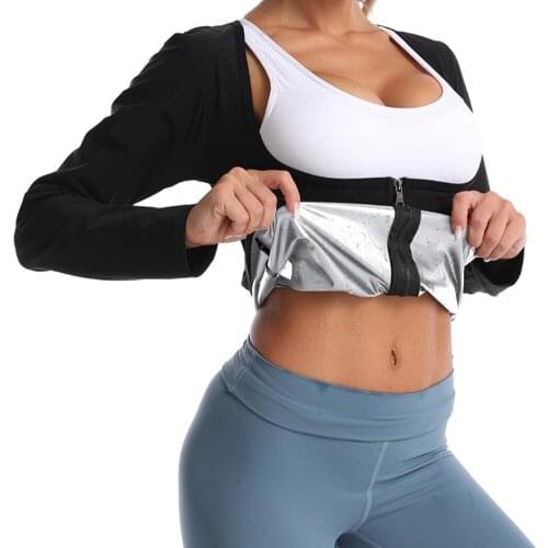 Women Sauna Suit Waist Shapewear For Sports Corset Heat Body Shaper Sweat Healthy Weight Loss Shapewear Slimming Long Sleeve