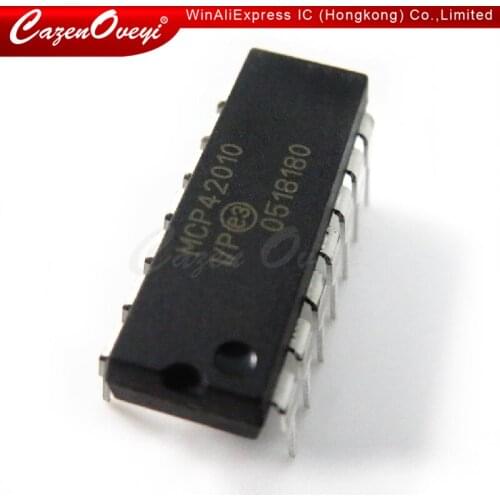 1pcs/lot MCP42010-I/P MCP42010 42010 DIP-14 In Stock