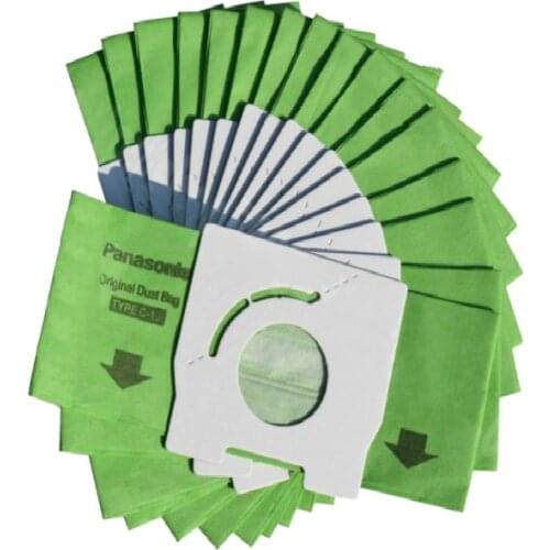 15 Bags Type C-13 Dust Filter Paper Bags For Panasonic MC-291 MC-CG321 vacuum cleaner Dust Bags accessories replacements parts