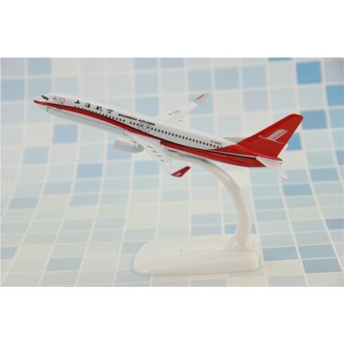 16cm Diecast Alloy 1/400 Scale Shanghai Airlines B737-800 737 Aircraft Airplane Model Toys Aviation Plane Collection Gifts Show
