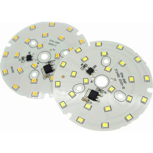 5pcs AC 220V 2835 SMD Chip LED PCB 3W 5W 7W 9W 12W 15W 18W Cold White Warm White With Smart IC Driver For Bulbs DIY