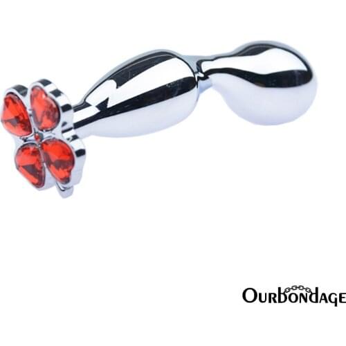 Alloy Anal Plug Ball Head 9 Color Plum Blossom Bottom Butt Plug Prostate Massage Adult Physiological Structure Sex Toy New Gift