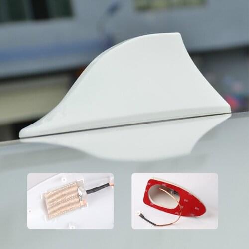 For volkswagen vw polo golf passat bora tiguan touran car aerial antennas with blank radio auto shark fin antenna 3M stickers
