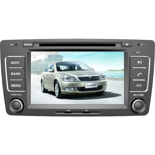 7'' Android 9.0 octa core Car DVD Player GPS navigation auto radio audio for SKODA OCTAVIA 2013 4G RAM 64G ROM PX6 STEREO