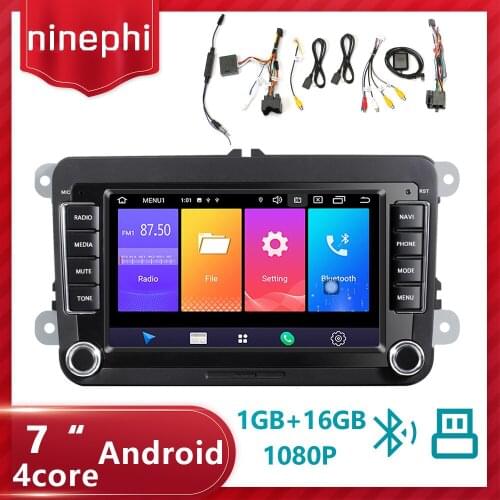 2Din Android Car Radio GPS 2din Car Multimedia Player Autoradio For VW/Volkswagen/Golf/Passat/SEAT/Skoda/Polo/Sharan Stereo