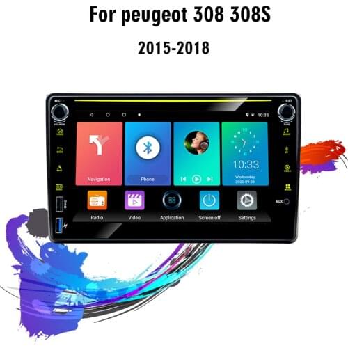 Eastereggs 8" For Peugeot 308 T9 308S 2013 - 2017 Car Radio Multimedia Video Player GPS Navigation Android 2din NO DVD