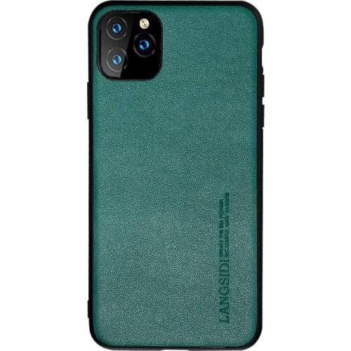 Genuine Leather Plain Business Phone Cases For Apple iPhone 11 Pro Max X XS Max XR 7 8 6 6s 7 Plus 8 plus 5 5S se 11 Back Cover