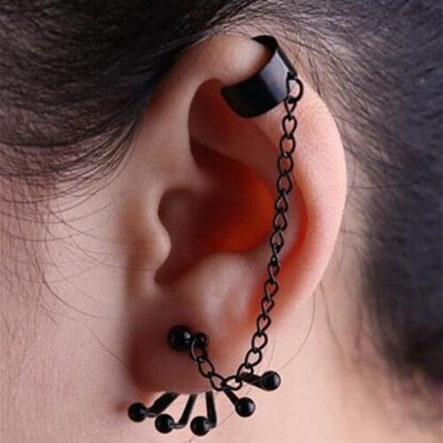 Long chain earrings claw shape cool ear jewelry man woman fashion stud earrings