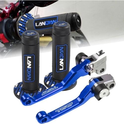 For YAMAHA TRICKER 2004 2005 2006 2007 2008 2009 2010 2011 2012 2013 2014-2017 Dirt Bike Brake Clutch Levers Hand Grip Handlebar