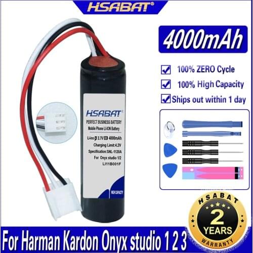 HSABAT LI11B001F 4000mAh Speaker Battery for Harman Kardon Onyx studio 1,Onyx Studio 2 & 3 Loudspeaker Batteries