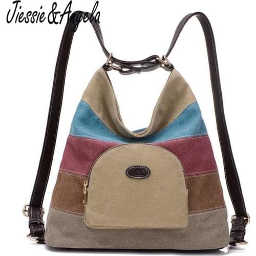 Jiessie & Angela Women's Shoulder Backpacks