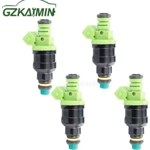 Set 4pcs 0280150558 42lbs Green Top Racing Fuel Injector 440CC EV1 Turbo 42 lb/hr oem 0280 150 558 0 280 150 558 0280155968