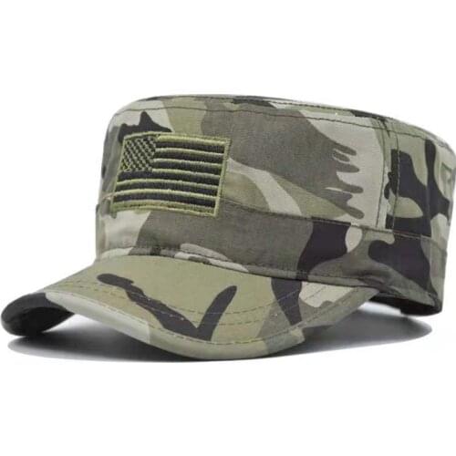 Fashion Camouflage Baseball Cap Men Tactical Army Cotton Military Dad Hat USA American Flag US Unisex Hip Hop Hat Sport Caps Hat