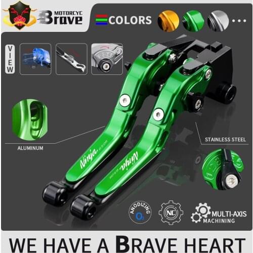 Motorcycle CNC Adjustable Foldable Brake Clutch Lever For Kawasaki Ninja 650R NINJA650R 009 2010 2011 2012 2013 2014 2015 2016
