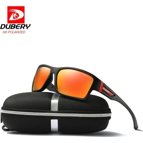 DUBERY Polarized Sunglasses Mens Driving Shades Sun Glasses For Men Luxury Brand Designer Fishing Sport Eyewear Oculos UV400