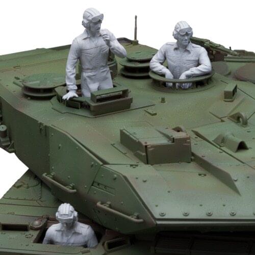 New Unassembled 1/35 modern tank crew include 3 (NO TANK ) Resin Figure Unpainted Model Kit