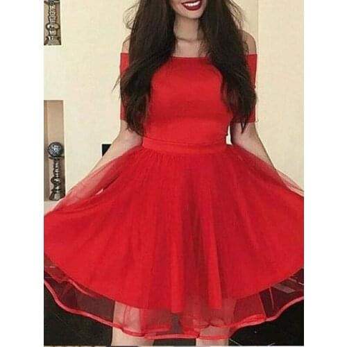 Olome Womens Off Shoulder Dresses