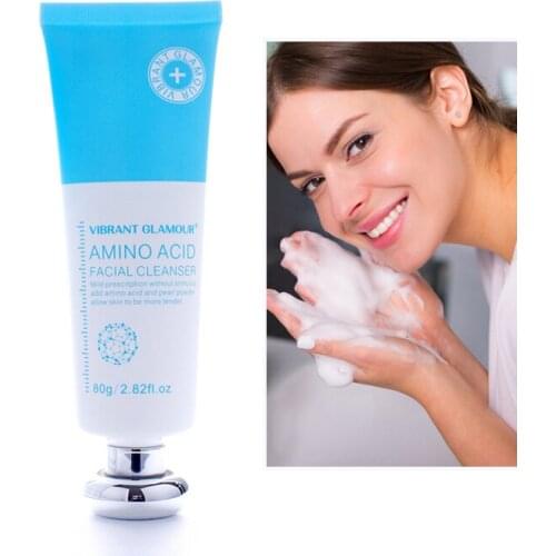 Amino Acid Moisturizing Face Cleanser Oil Control Cleansing Sensitive Skin Available Blackhead Remover Facial Scrub Skin Care80g