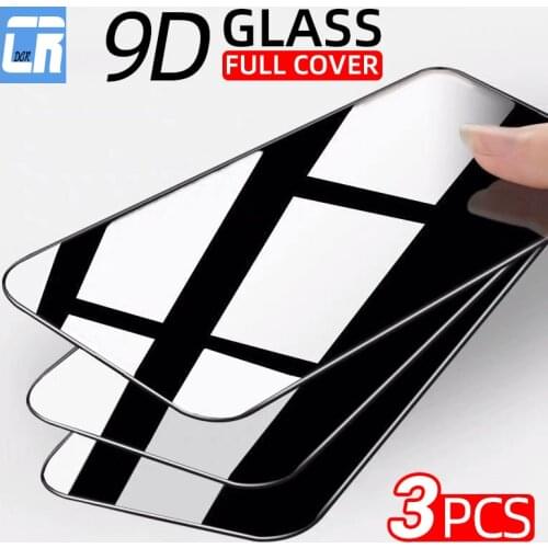 3pcs Screen Protector Full Cover for OPPO A72 A53 A73 A15 Tempered Glass Realme 8 6s 7 Q2 Q3 Pro C17 C12 C15 C11 C3i GT Glass