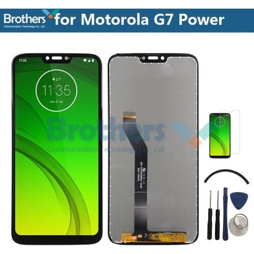 LCD Display For Motorola Moto G7 Power LCD Screen for Moto G7 Power LCD Assembly Touch Screen Digitizer Phone Replacement Test